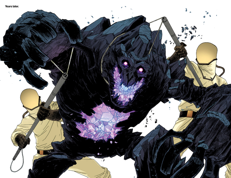 Nowhere Men #1 art by Bellegarde and Bellaire
